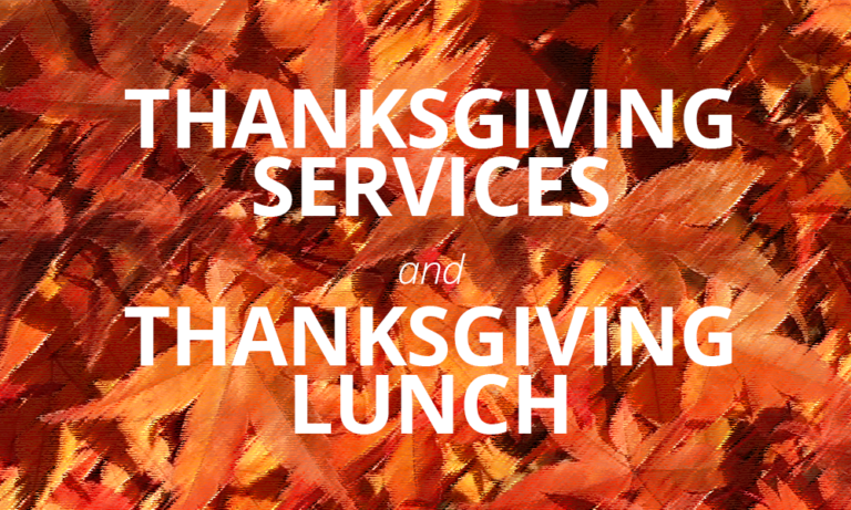 Thanksgiving Services and Lunch | Lutheran Church of the Cross